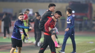 Van Hau verletzt sich bei seiner Rückkehr in die V-League, Thai Son überbringt schlechte Nachrichten.