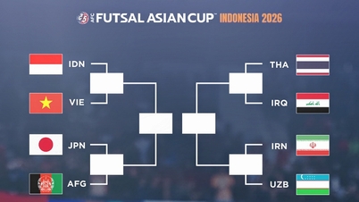 Se han determinado los cuatro emparejamientos de cuartos de final del Campeonato Asiático de Futsal: Vietnam jugará contra Indonesia en un momento favorable.