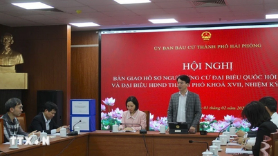 Hải Phòng hoàn tất bàn giao hồ sơ người ứng cử đại biểu Quốc hội và HĐND