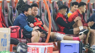 เหงียน ไทย ซอน กองกลาง ได้รับบาดเจ็บเอ็นฉีกขาด