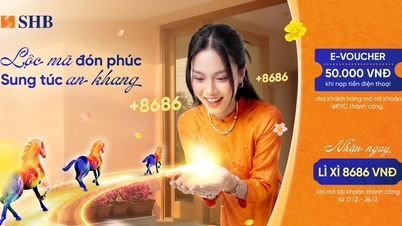Start the new year with great prizes from SHB, with a total gift value exceeding 4.5 billion VND.