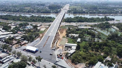 El puente Thong Nhat, que conecta el centro de Bien Hoa y Cu Lao Pho, estará abierto al tráfico técnico a partir del 3 de febrero.