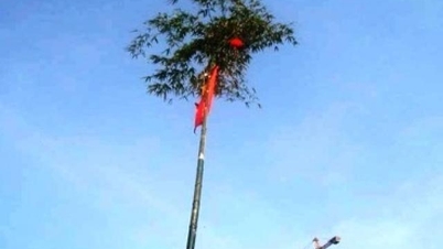 Frau nach Stromschlag beim Aufstellen einer Neujahrsstange in kritischem Zustand.