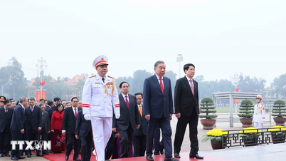 Ulang Tahun ke-96 Penubuhan Parti: Pemimpin Parti dan Negeri Memberikan Penghormatan kepada Presiden Ho Chi Minh