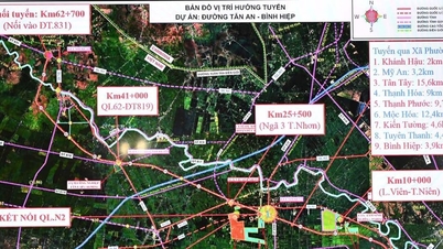 Tay Ninh, bölgeyi birbirine bağlayacak Tan An - Binh Hiep yolunun inşasına 9,318 milyar VND'den fazla yatırım yaptı.