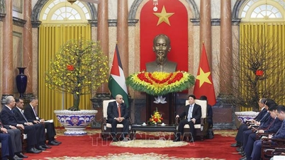 Luong Cuong elnök fogadja a jordániai képviselőház elnökét.