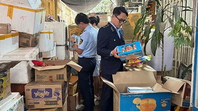 Da Nang: Tallrike etablissementer oppdaget som gjemte matvarer av dårlig kvalitet som var ment for salg under Tet-ferien.