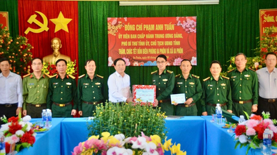 Chủ tịch UBND tỉnh Phạm Anh Tuấn thăm, chúc Tết các đồn Biên phòng và xã biên giới