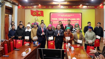 The delegation of the 15th National Assembly of the province visited and presented gifts for the Lunar New Year of the Horse 2026 in Tung Vai and Quan Ba ​​communes.