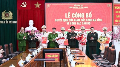 The Tuyen Quang Provincial Police Department has reassigned leaders from four departmental-level units.