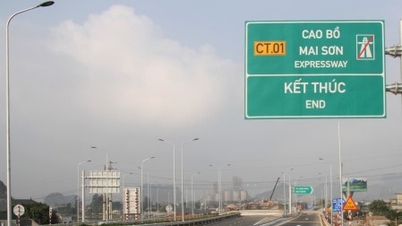 Trafiken är tillfälligt förbjuden på motorvägen Cao Bo - Mai Son - National Highway 45 - Nghi Son.