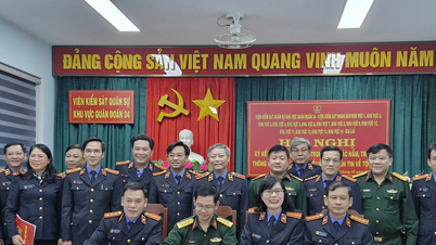 Viện Kiểm sát quân sự khu vực Quân đoàn 34 ký quy chế phối hợp với các đơn vị