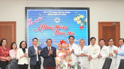Nguyễn Dinh Vinh, a Da Nang Városi Pártbizottság állandó titkárhelyettese újévi jókívánságot küldött az egészségügyi intézményeknek.