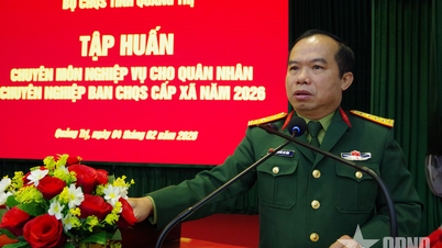Quảng Trị: Tập huấn nghiệp vụ cho QNCN Ban CHQS cấp xã