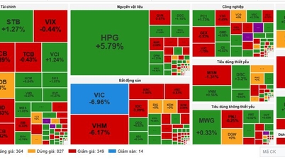 O índice VN-Index caiu mais de 21 pontos, com a pressão vendedora se espalhando no final da sessão.