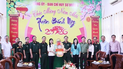 លោកស្រី Tran Thi Thanh Huong អនុលេខាគណៈកម្មាធិការបក្សខេត្ត An Giang ផ្ញើសារជូនពរឆ្នាំថ្មីដល់កងកម្លាំងប្រដាប់អាវុធ និងក្រុមសាសនា។