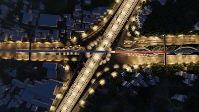 Perspective view of National Highway 1 in Ho Chi Minh City after being expanded three times, eliminating bottlenecks leading to the Mekong Delta.