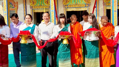 ພິທີເປີດຫໍບັນຍາຍ (ສາລາ) ທີ່ວັດບາງກອກ