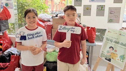 Recycling clothes: A habit that should start when consumers are young.