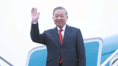 ト・ラム事務総長がラオスへの公式訪問を開始。