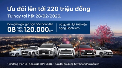 Hyundai Thanh Cong lanserar sitt februarikampanjprogram "Köp din drömbil - Välkomna en blomstrande vår".