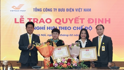 Bưu điện Việt Nam tổ chức Lễ trao Quyết định nghỉ hưu cho hai cán bộ khối cơ quan Tổng công ty