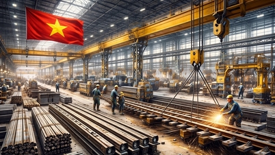 Kompleks industri kereta api mega senilai 17,5 triliun VND di Hanoi: Sebuah tonggak penting dalam perkembangannya.