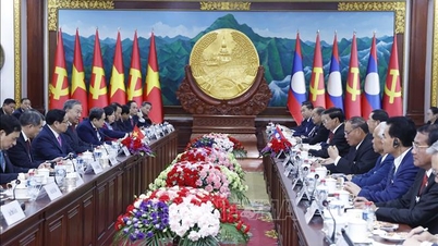 Le secrétaire général To Lam et le secrétaire général et président du Laos ont tenu des discussions.