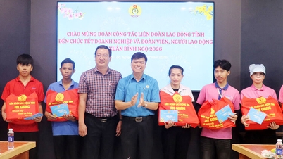 Der Provinzverband der Gewerkschaften von An Giang übermittelt den Unternehmen, Gewerkschaftsmitgliedern und Arbeitnehmern Neujahrsgrüße.