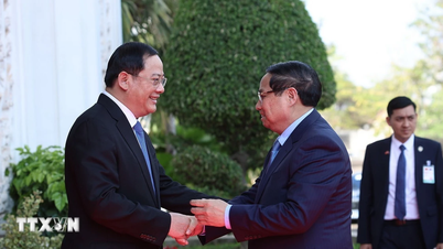 Les Premiers ministres du Vietnam et du Laos ont eu des discussions approfondies sur la coopération socio-économique.