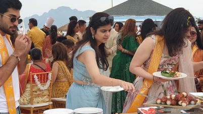 Casamento luxuoso de magnata indiano na Baía de Ha Long no início de 2026.