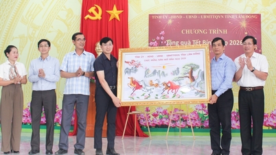 Lam Dong İl Parti Komitesi Propaganda ve Kitle Seferberliği Dairesi Başkanı Vo Thanh Binh, Luong Son beldesini ziyaret ederek yeni yıl tebriklerini iletti.