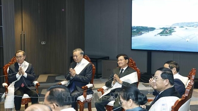 Er werd een grootse ontvangst georganiseerd om secretaris-generaal To Lam en de hooggeplaatste Vietnamese delegatie te verwelkomen.
