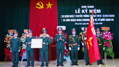 Warehouse K860 receives the Third Class Order of National Defense.