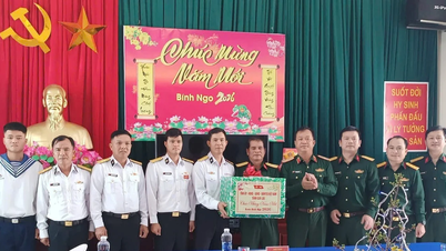 Wakil Komandan Wilayah Militer 5 mengunjungi dan menyampaikan ucapan selamat tahun baru kepada unit-unit militer di Gia Lai.