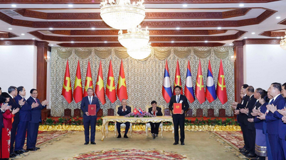 Vietnam dan Laos telah bertukar beberapa dokumen kerja sama penting.