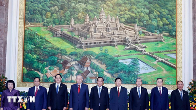 Hochrangiges Treffen zwischen den drei Parteien Kambodscha, Vietnam und Laos.