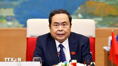 El presidente de la Asamblea Nacional, Tran Thanh Man, se reunió con el presidente de la Asamblea Nacional de Camboya.