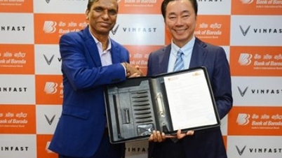 VinFast India משתפת פעולה עם בנק ברודה כדי ליישם פתרון מימון חשבונות עבור סוכנויות רכב.