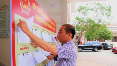 Ha Tinh completes the posting of voter lists.