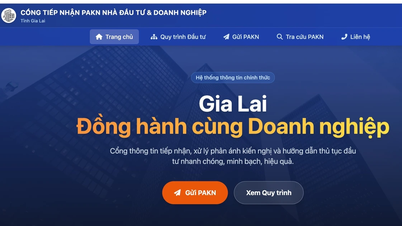 Portal Komunikasi Investasi Provinsi Gia Lai resmi beroperasi pada tanggal 10 Februari.