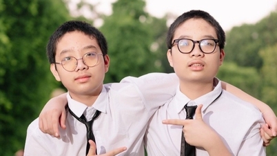 Zwillingsbrüder aus Hanoi gewinnen beide den ersten Preis im Mathematikwettbewerb für hochbegabte Schüler.