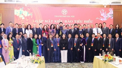 Les dirigeants de la ville d'Hanoï ont rencontré une délégation de Vietnamiens de l'étranger exemplaires participant au programme « Printemps au pays » 2026.