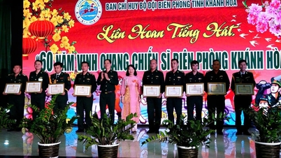 Abschlusszeremonie des Gesangsfestivals „60 Jahre Ruhm der Grenzschutzsoldaten von Khanh Hoa“