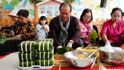 A solo diez días del Tet (Año Nuevo Lunar), el aroma del banh chung (pasteles de arroz tradicionales vietnamitas) llena muchas calles y barrios de la ciudad de Ho Chi Minh.