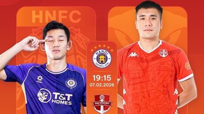 Siaran langsung pertandingan sepak bola Hanoi vs Hai Phong: Tim tuan rumah percaya diri