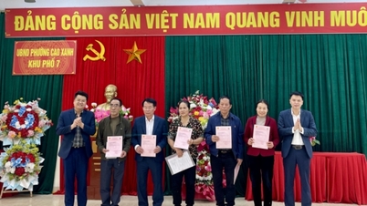 Se emitieron certificados de derecho de uso de la tierra a los hogares en el Proyecto de Expansión de la Nueva Área Urbana Cao Xanh – Ha Khanh.