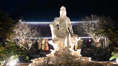 A solemn ceremony for the enshrinement of the statue at Hong Phuc Pagoda, Hai Phong.