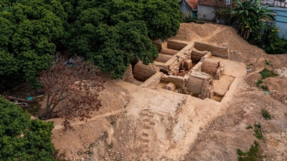 Een close-up van een bijna 2000 jaar oud graf in Quang Ninh.