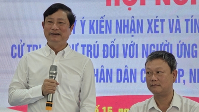 100% cử tri nơi cư trú tín nhiệm Chủ tịch HĐND TP.HCM Võ Văn Minh ứng cử Quốc hội và HĐND thành phố